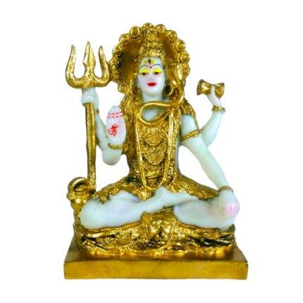 SHIVA BEELD GOUD 22 CM